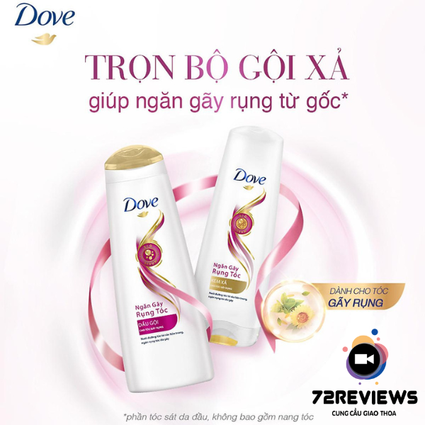 Dove phục hồi và nuôi dưỡng tóc hư tổn