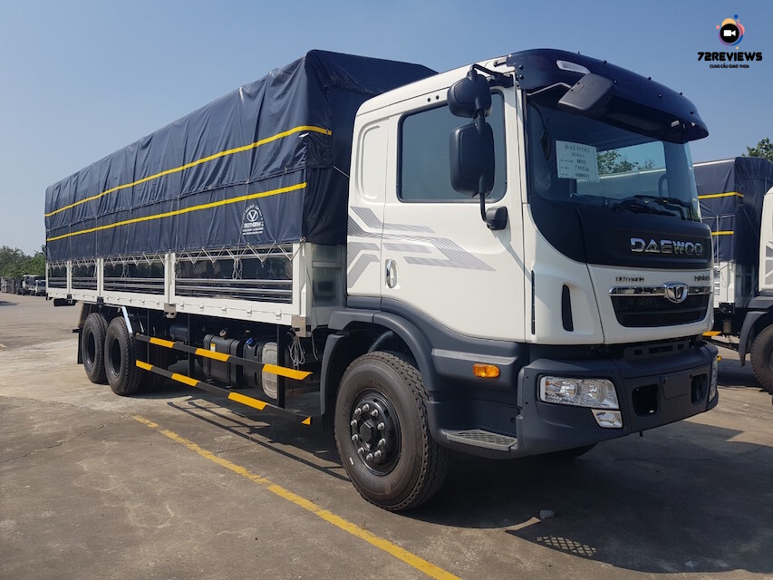 Thiết kế bắt mắt của mẫu xe tải hãng Daewoo