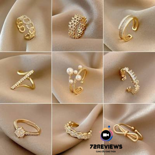 Trang sức nhẫn có kiểu dáng vô cùng đa dạng