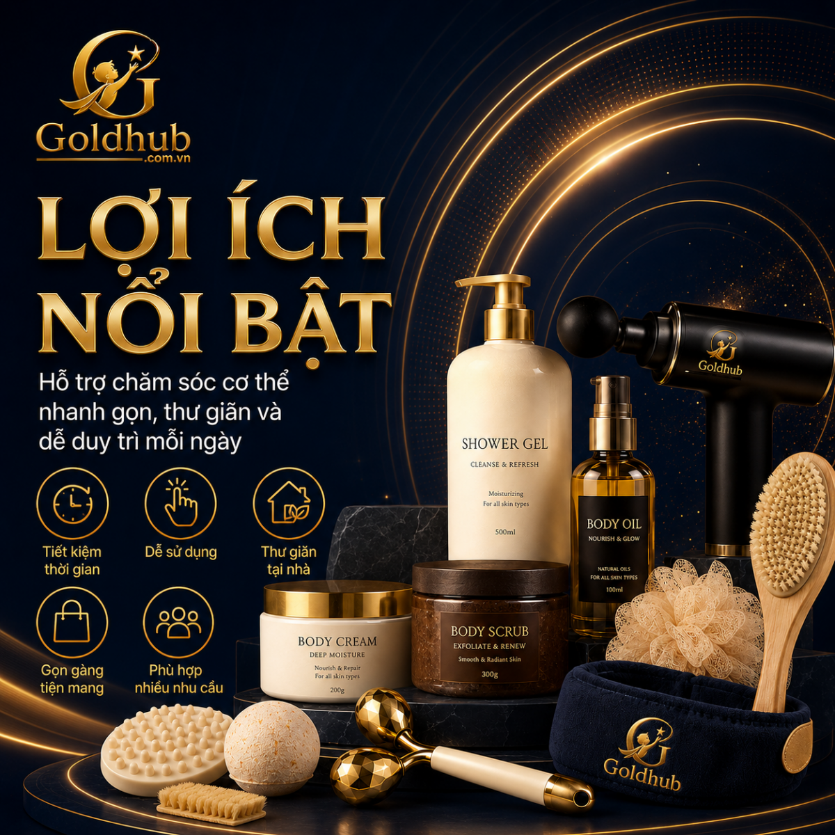 Lợi ích nổi bật của chăm sóc cơ thể