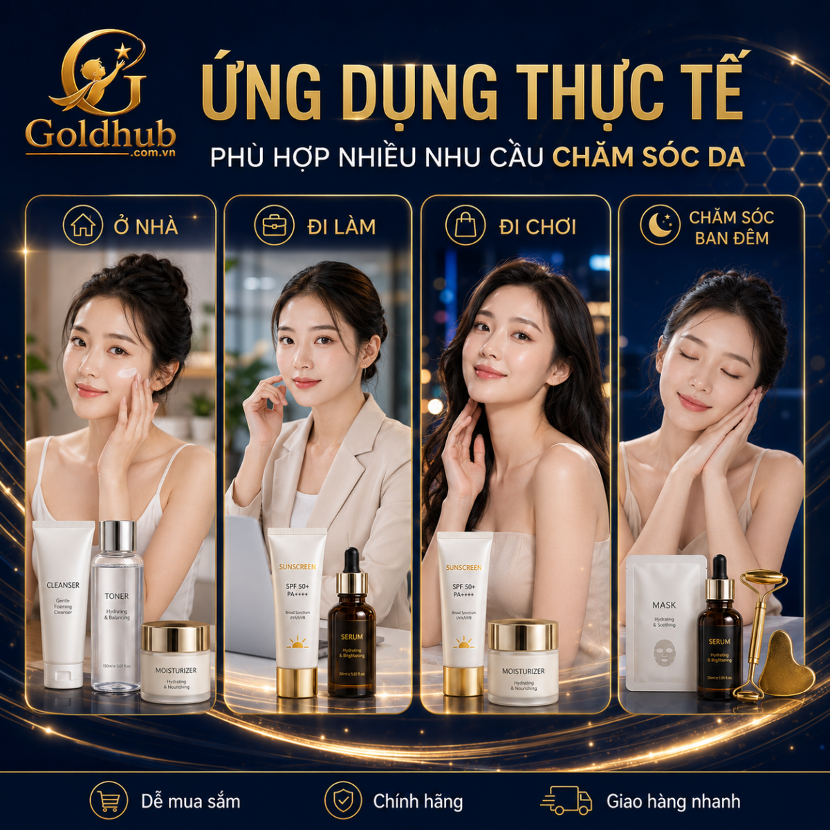 Ứng dụng thực tế của chăm sóc da Ứng dụng thực tế của chăm sóc da