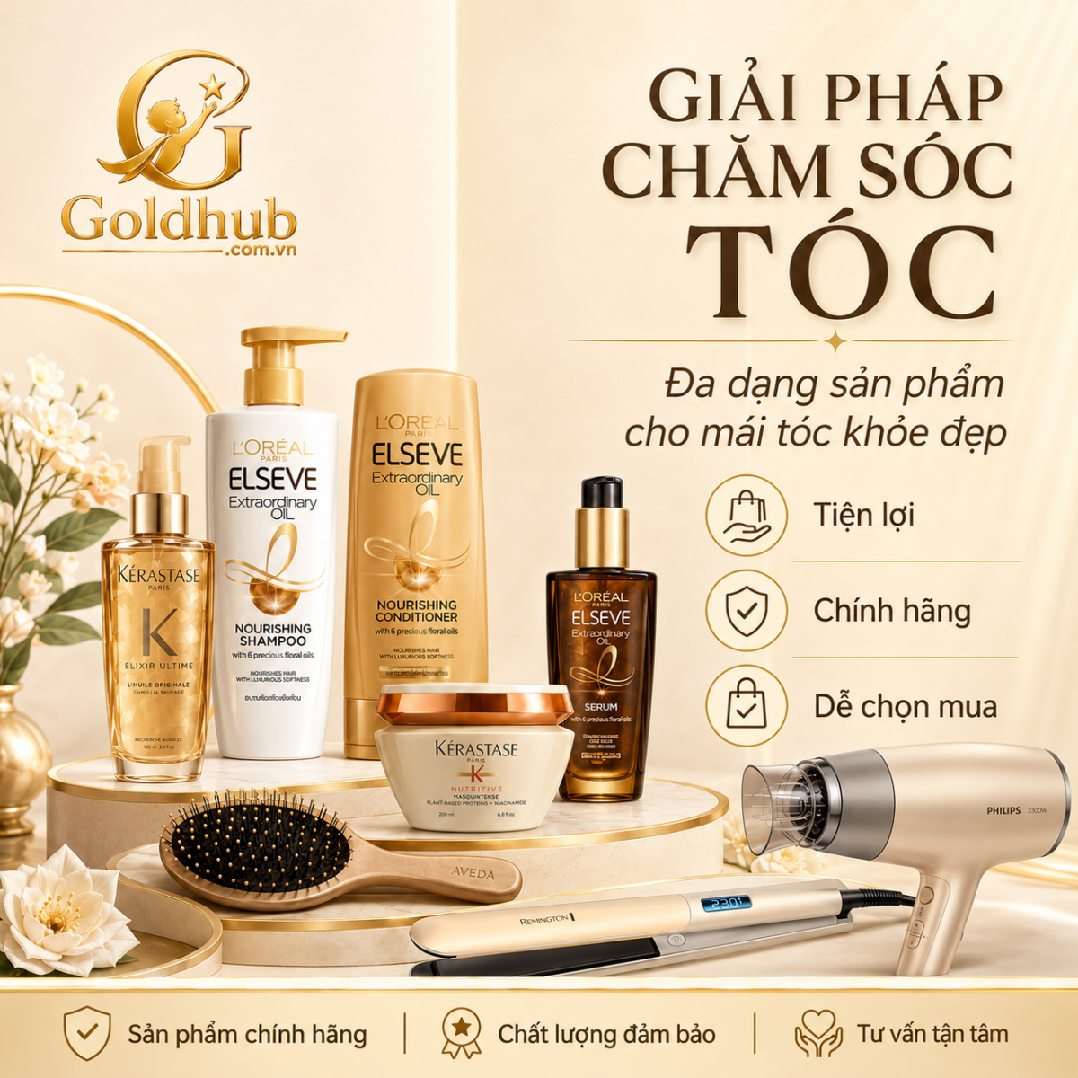 Giải pháp chăm sóc tóc
