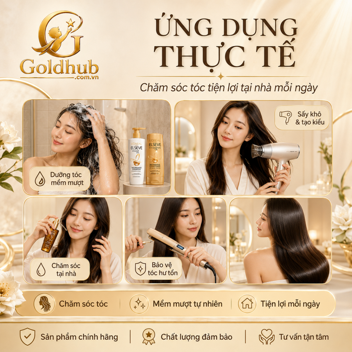 Tính năng nổi bật của chăm sóc tóc