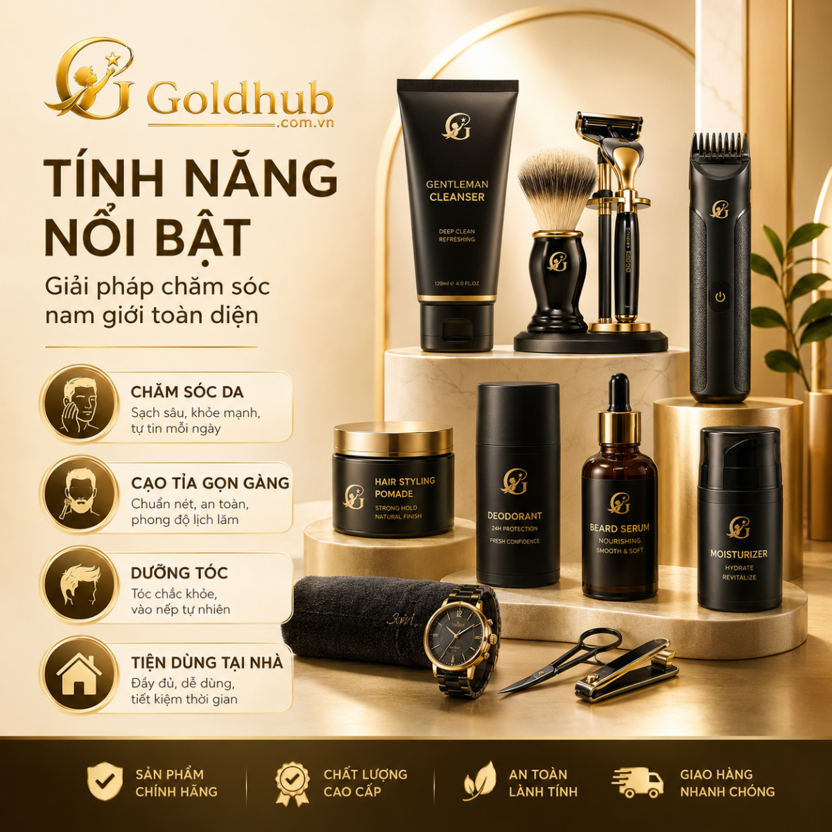 Tính năng nổi bật dành cho nam giới Tính năng nổi bật dành cho nam giới
