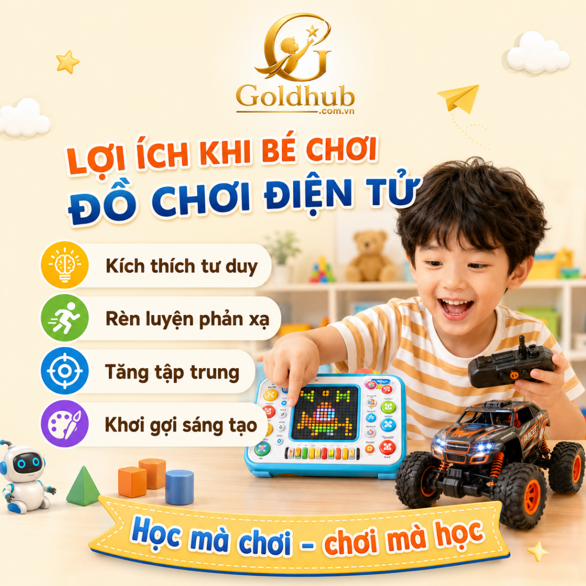 Lợi ích khi chơi Đồ Chơi Điện Tử & Điều Khiển Lợi ích khi chơi Đồ Chơi Điện Tử & Điều Khiển