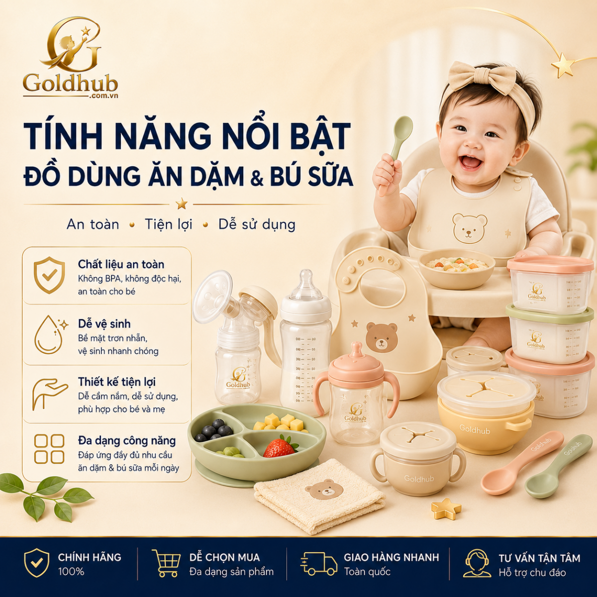 Tính năng của Đồ Dùng Ăn Dặm & Bú Sữa Tính năng của Đồ Dùng Ăn Dặm & Bú Sữa