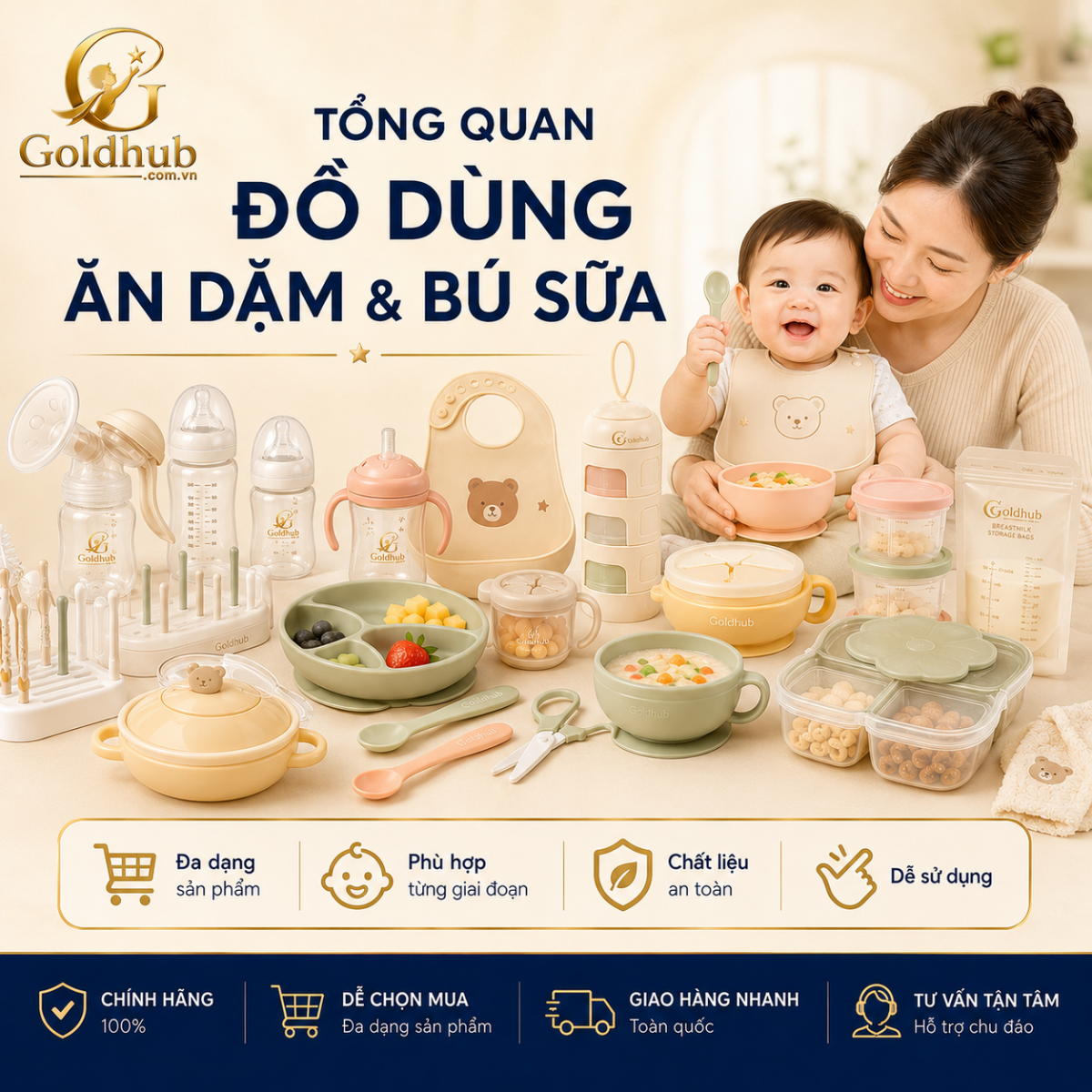 Tổng quan của Đồ Dùng Ăn Dặm & Bú Sữa Tổng quan của Đồ Dùng Ăn Dặm & Bú Sữa