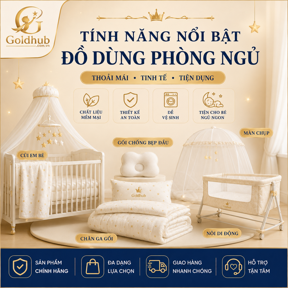 Tính năng nổi bật của Đồ Dùng Phòng Ngủ
