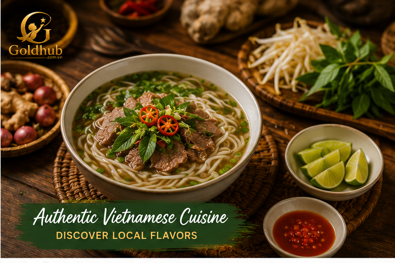Authentic Vietnamese cuisine cooking class with local food specialties