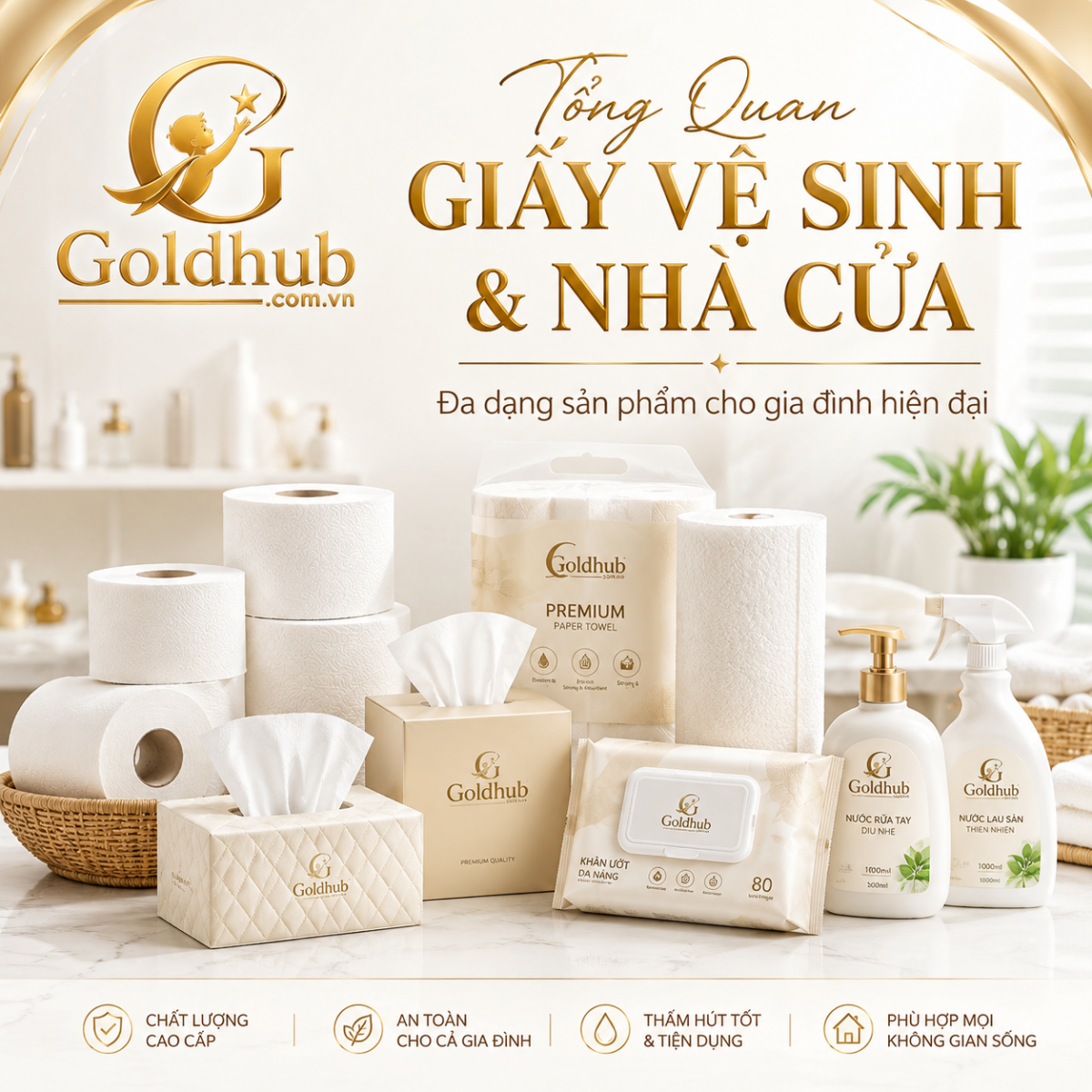 Tổng quan Giấy & Vệ Sinh Nhà Cửa Tổng quan Giấy & Vệ Sinh Nhà Cửa