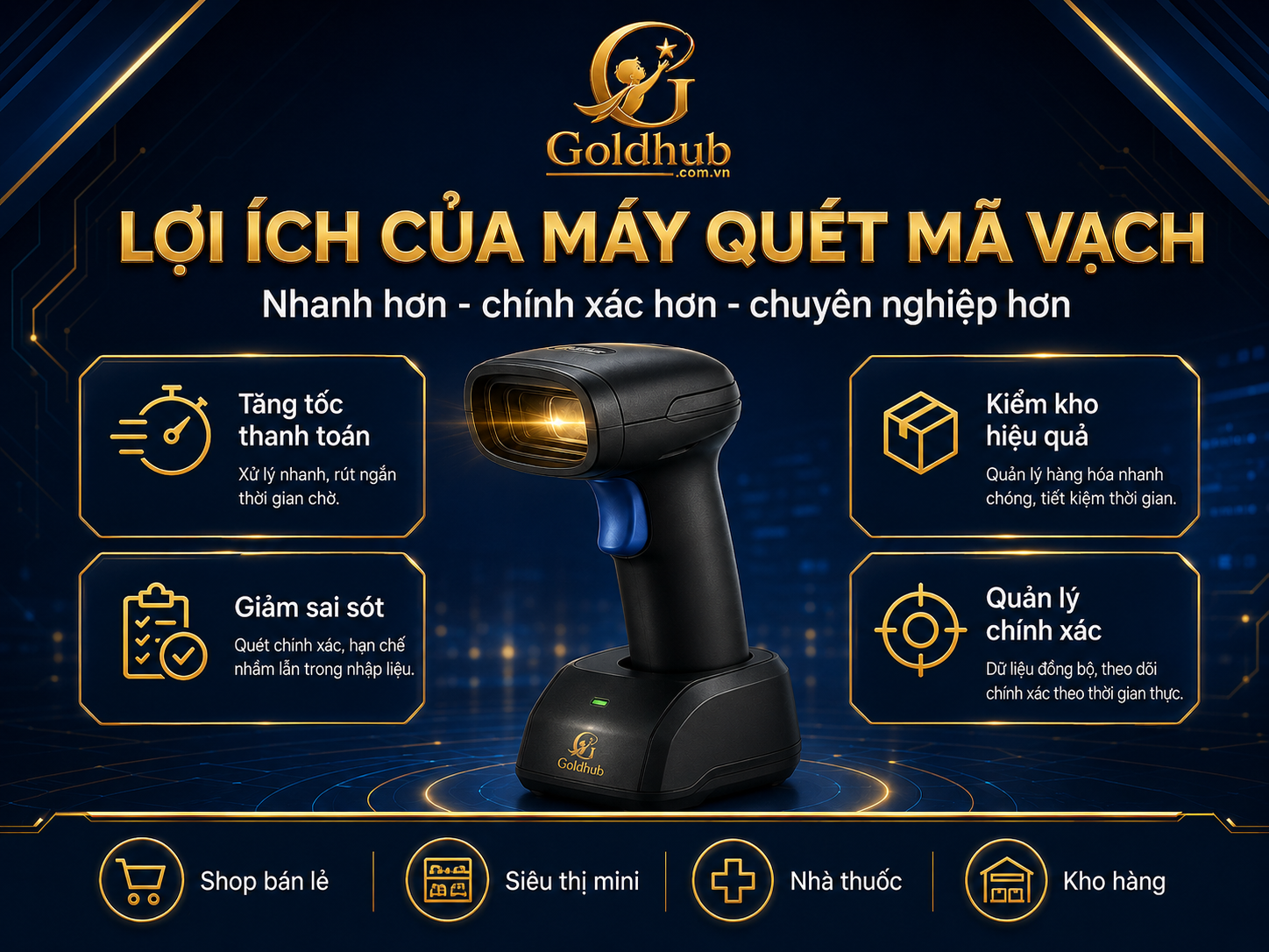 Lợi ích của máy quét mã vạch