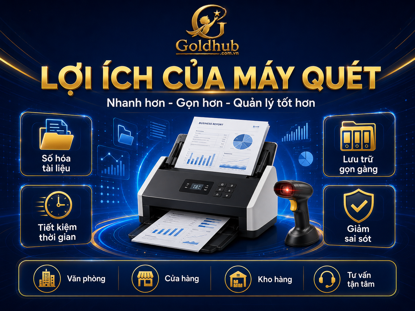Lợi ích của máy quét