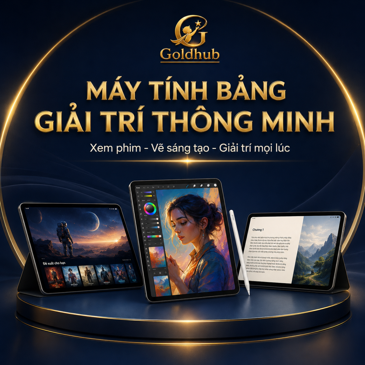 Máy tính bảng giải trí thông minh