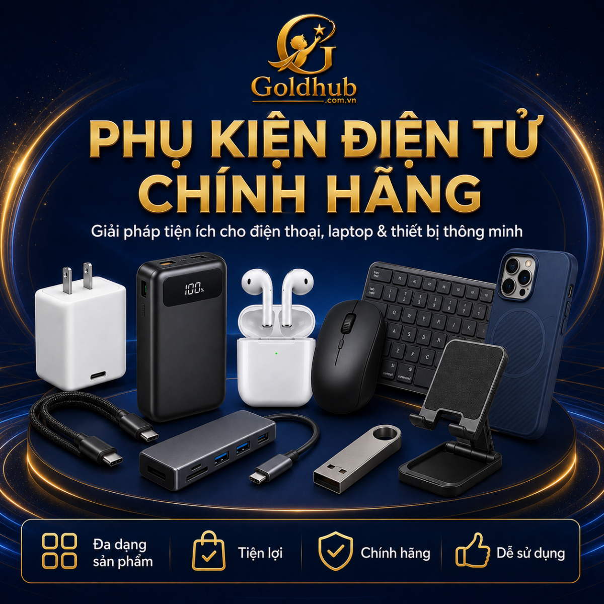 Phụ kiện điện tử chính hãng