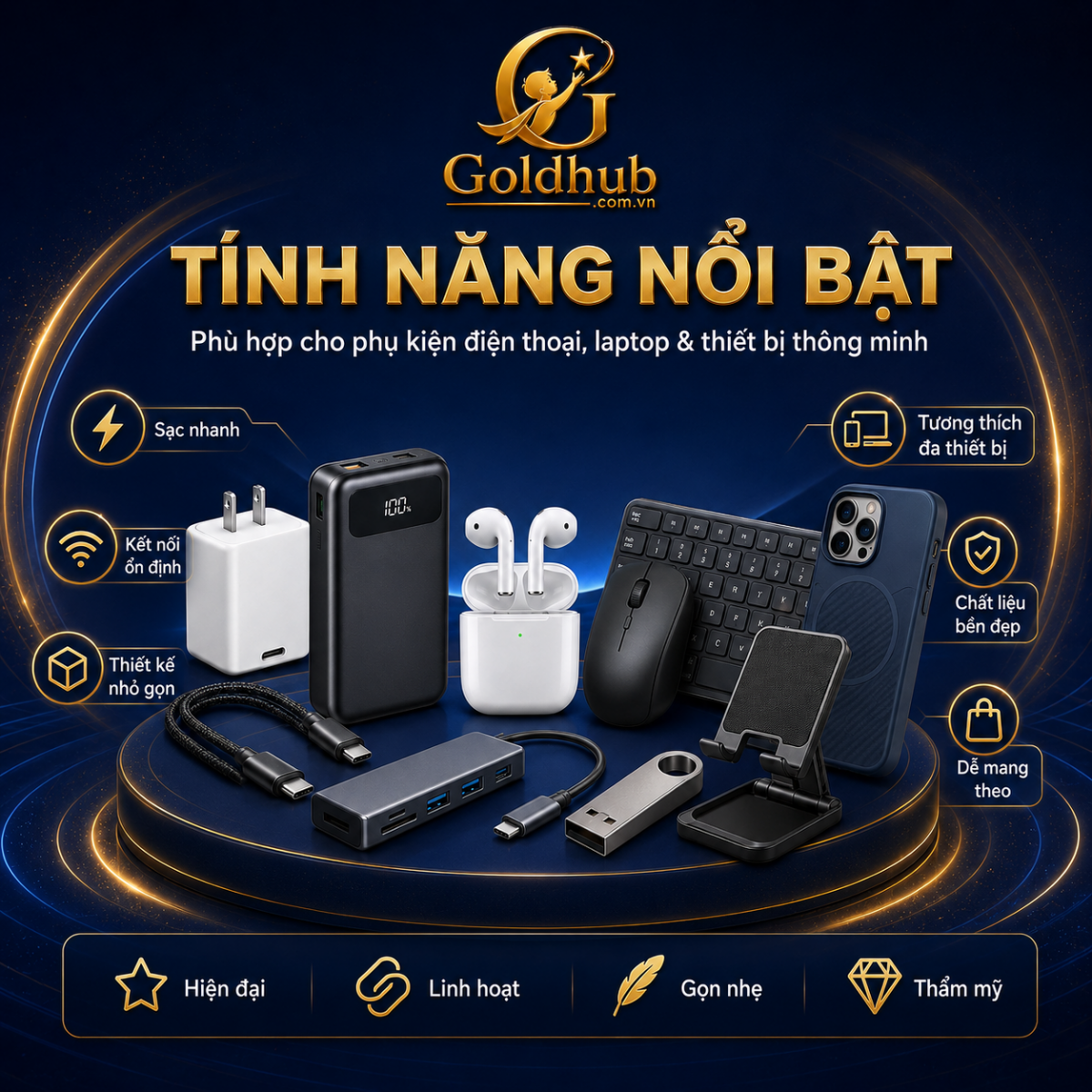 Tính năng nổi bật của Phụ kiện điện tử
