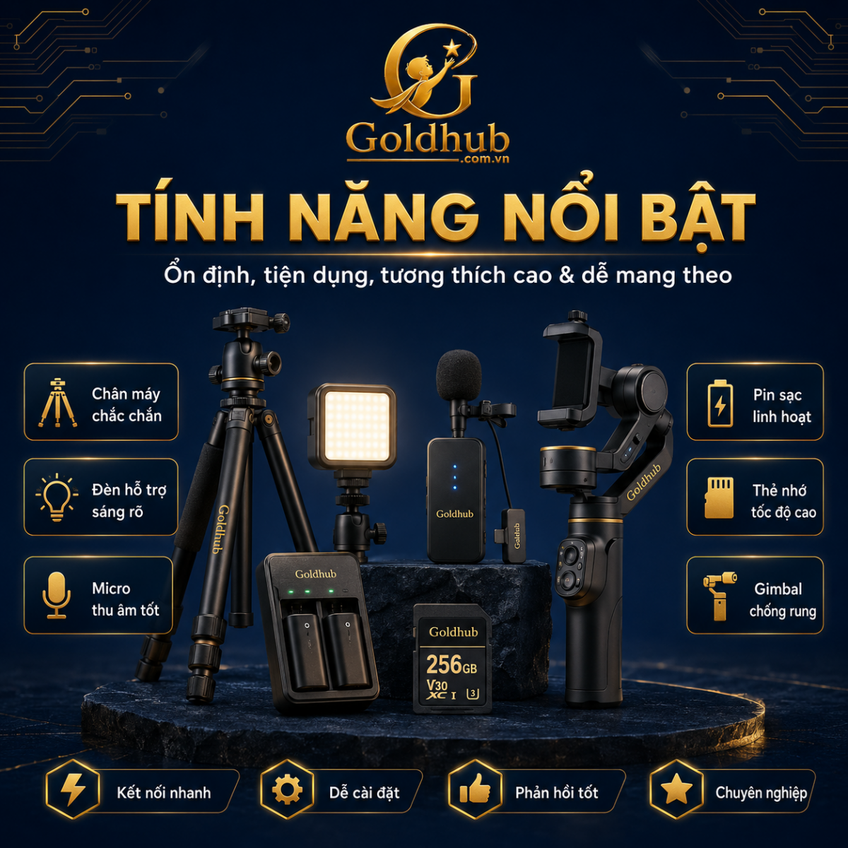 Tính năng nổi bật của phụ kiện máy ảnh