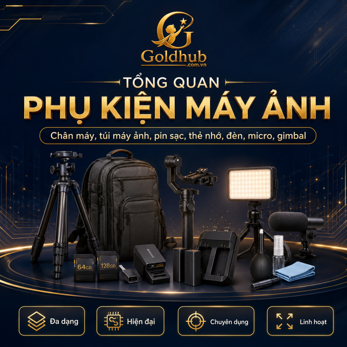 Tổng quan phụ kiện máy ảnh