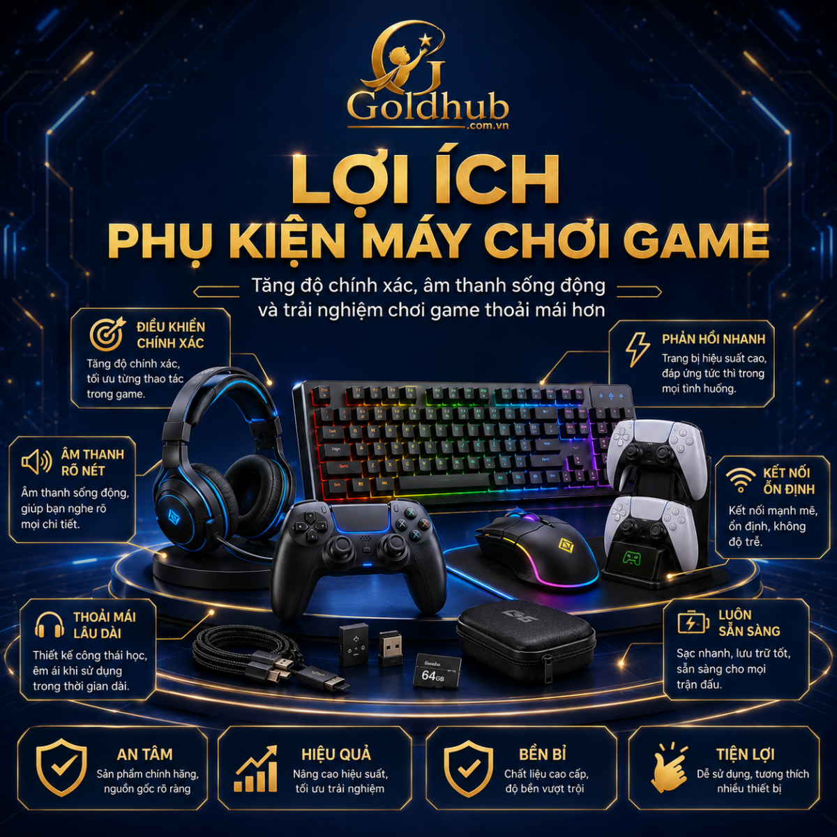 Lợi ích của phụ kiện máy chơi game