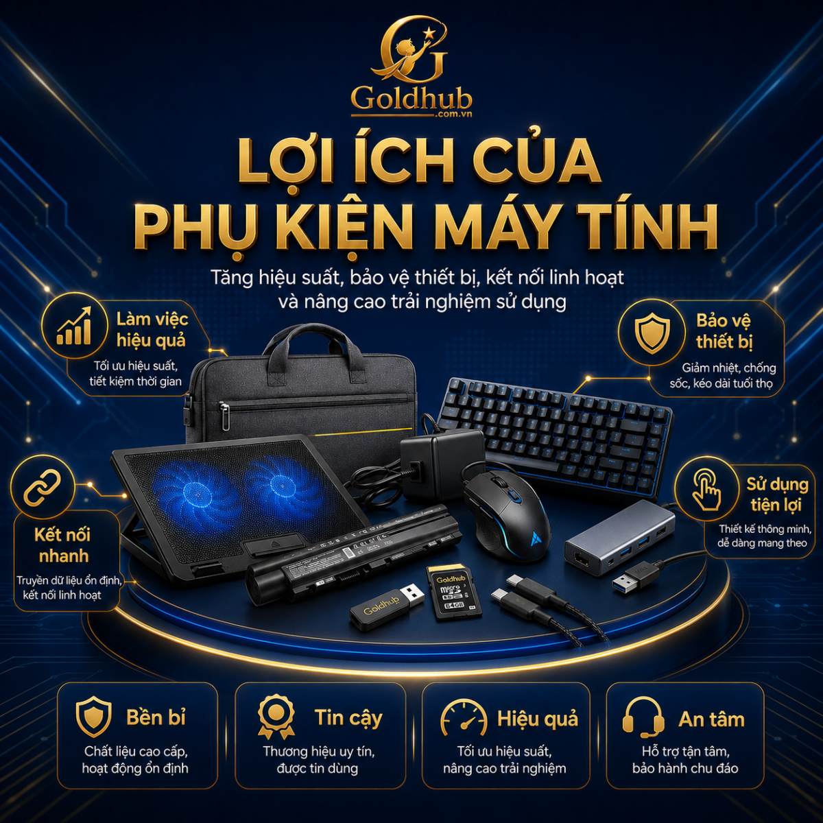 Lợi ích của phụ kiện máy tính