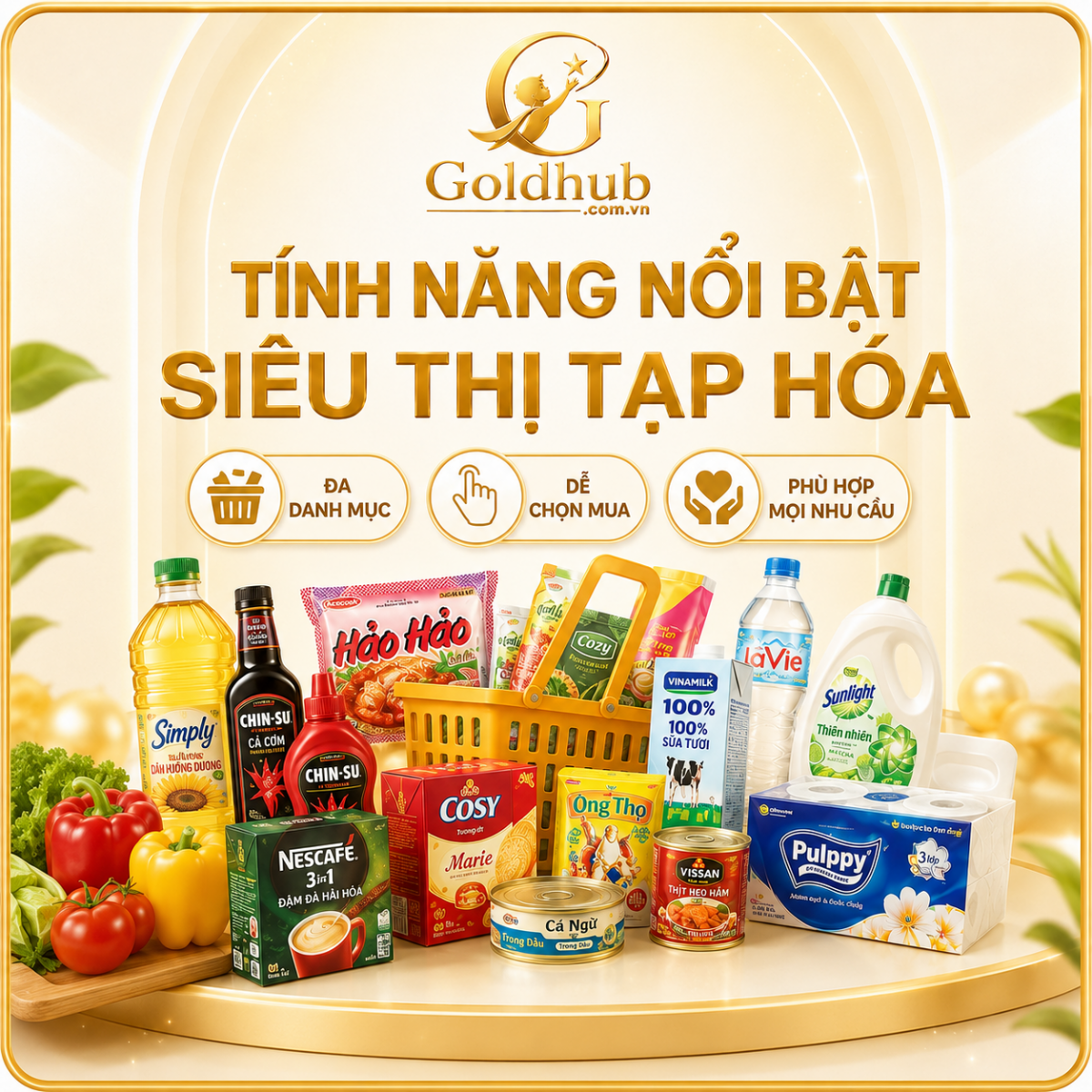 Tính năng nổi bật  của Siêu Thị Tạp Hóa Online