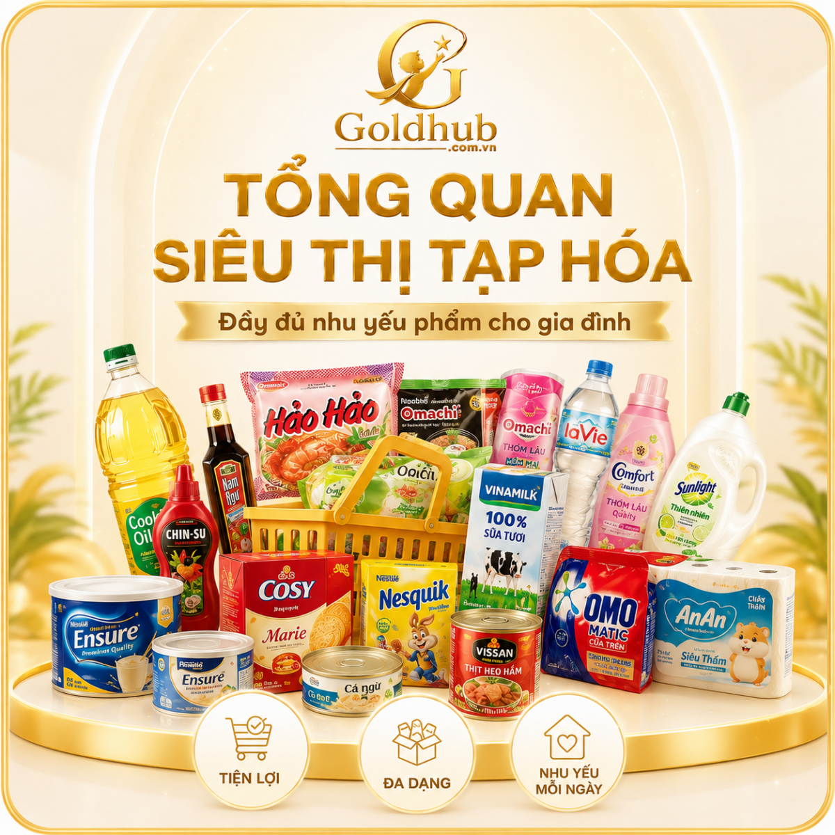 Tổng quan  của Siêu Thị Tạp Hóa Online