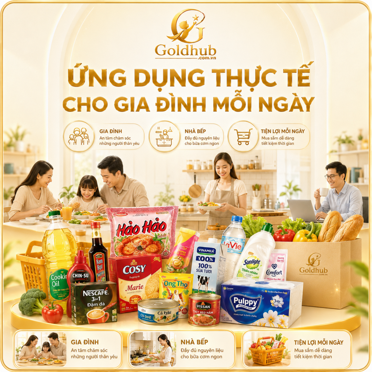 Ứng dụng thực tế của Siêu Thị Tạp Hóa Online