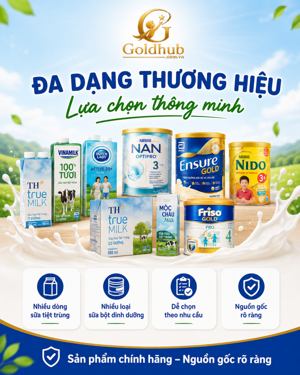 Đa dạng thương hiệu Đa dạng thương hiệu