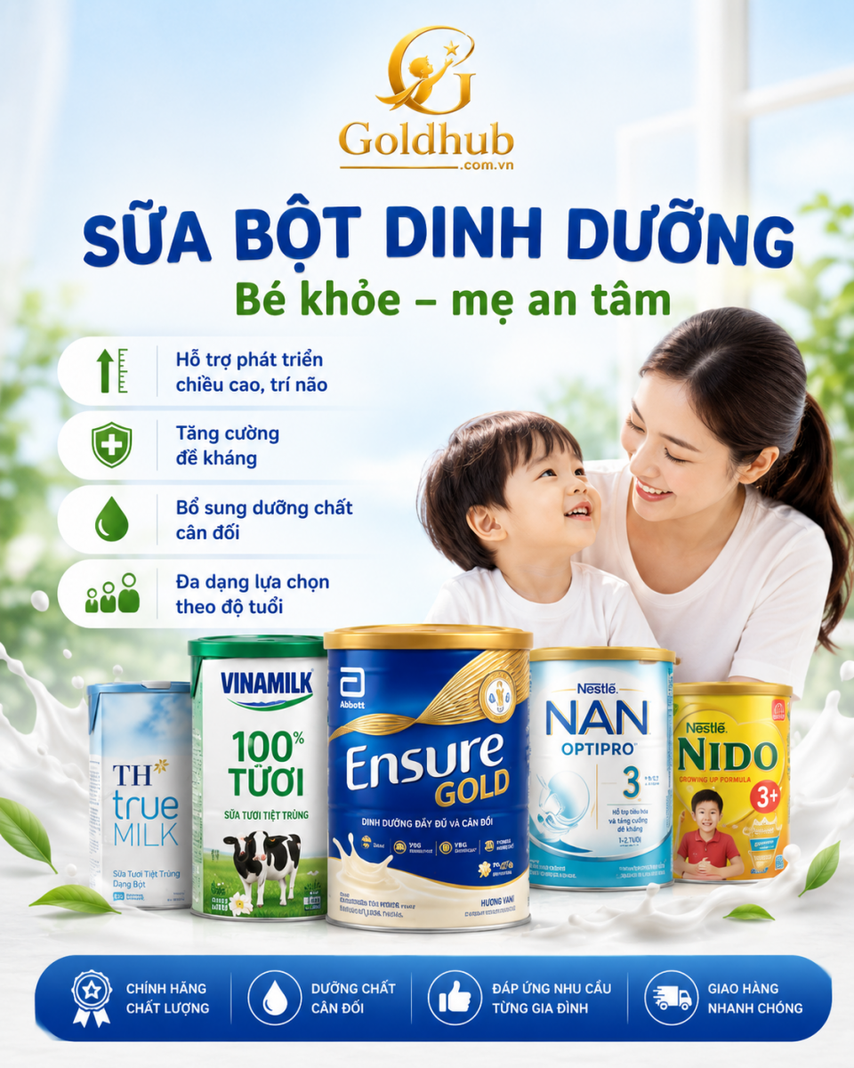 Sữa bột dinh dưỡng Sữa bột dinh dưỡng