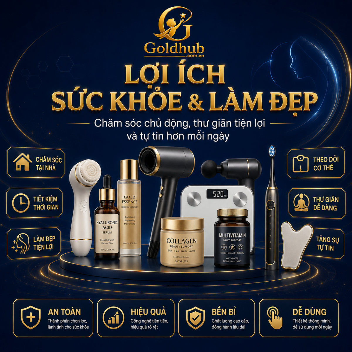 Lợi ích sức khỏe và làm đẹp