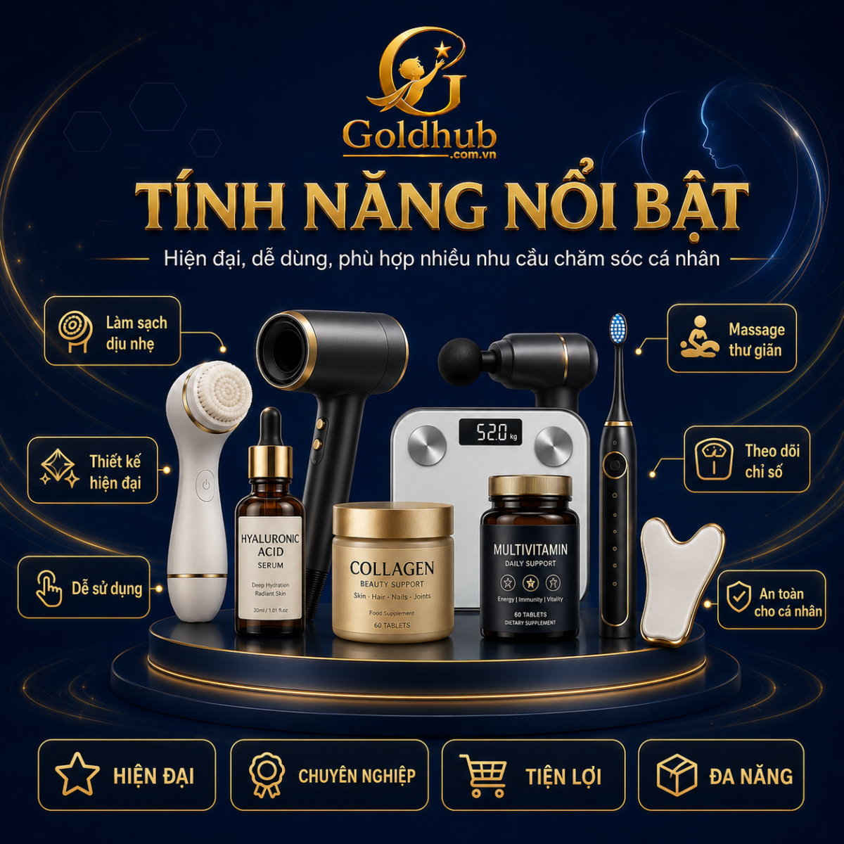 Tính năng nổi bật của sức khỏe và làm đẹp