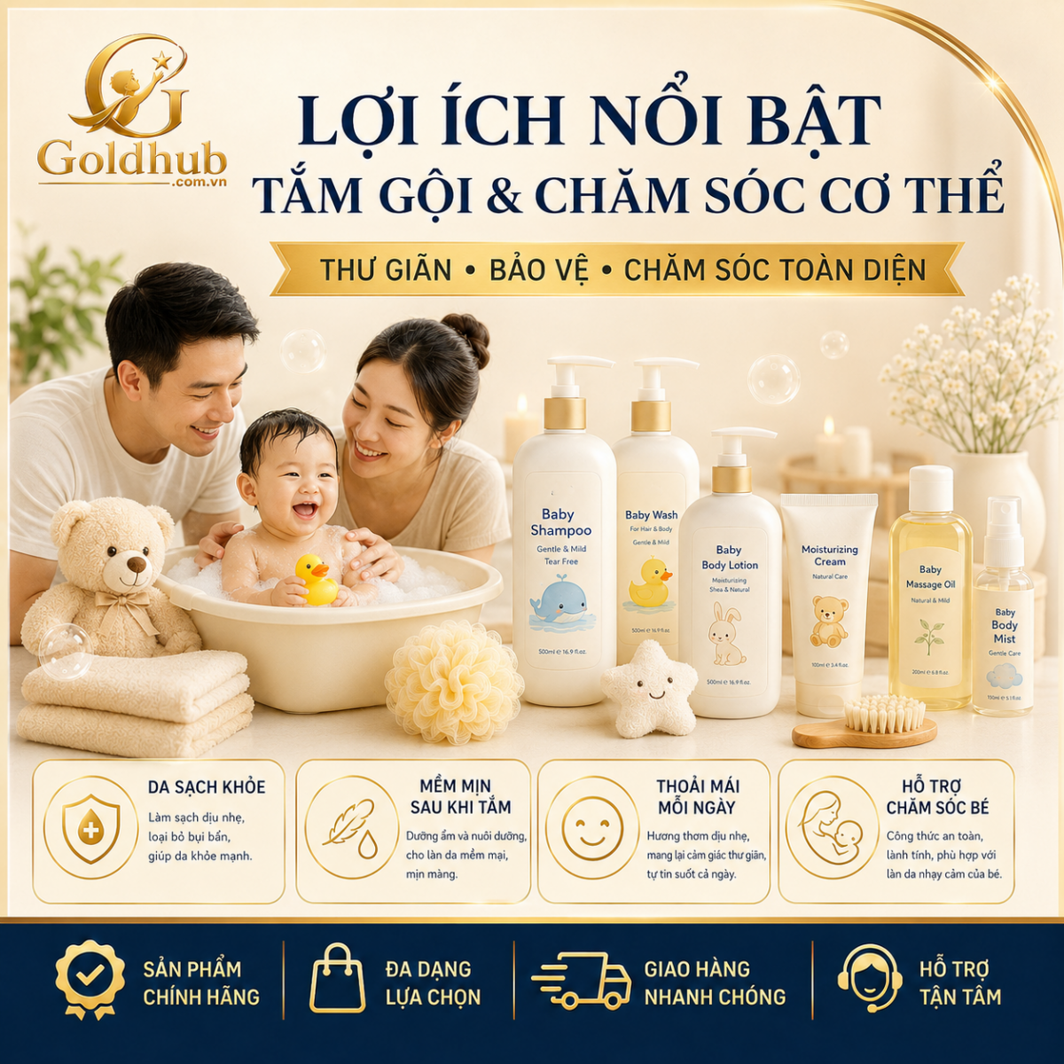 Lợi ích của Tắm Gội & Chăm Sóc Cơ Thể Lợi ích của Tắm Gội & Chăm Sóc Cơ Thể