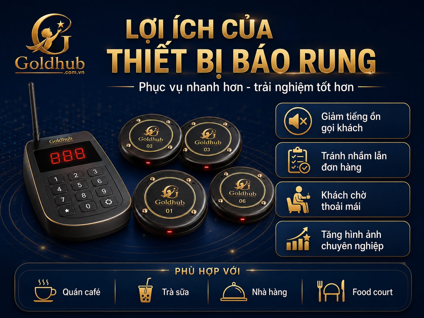 Lợi ích của thiết bị báo rung