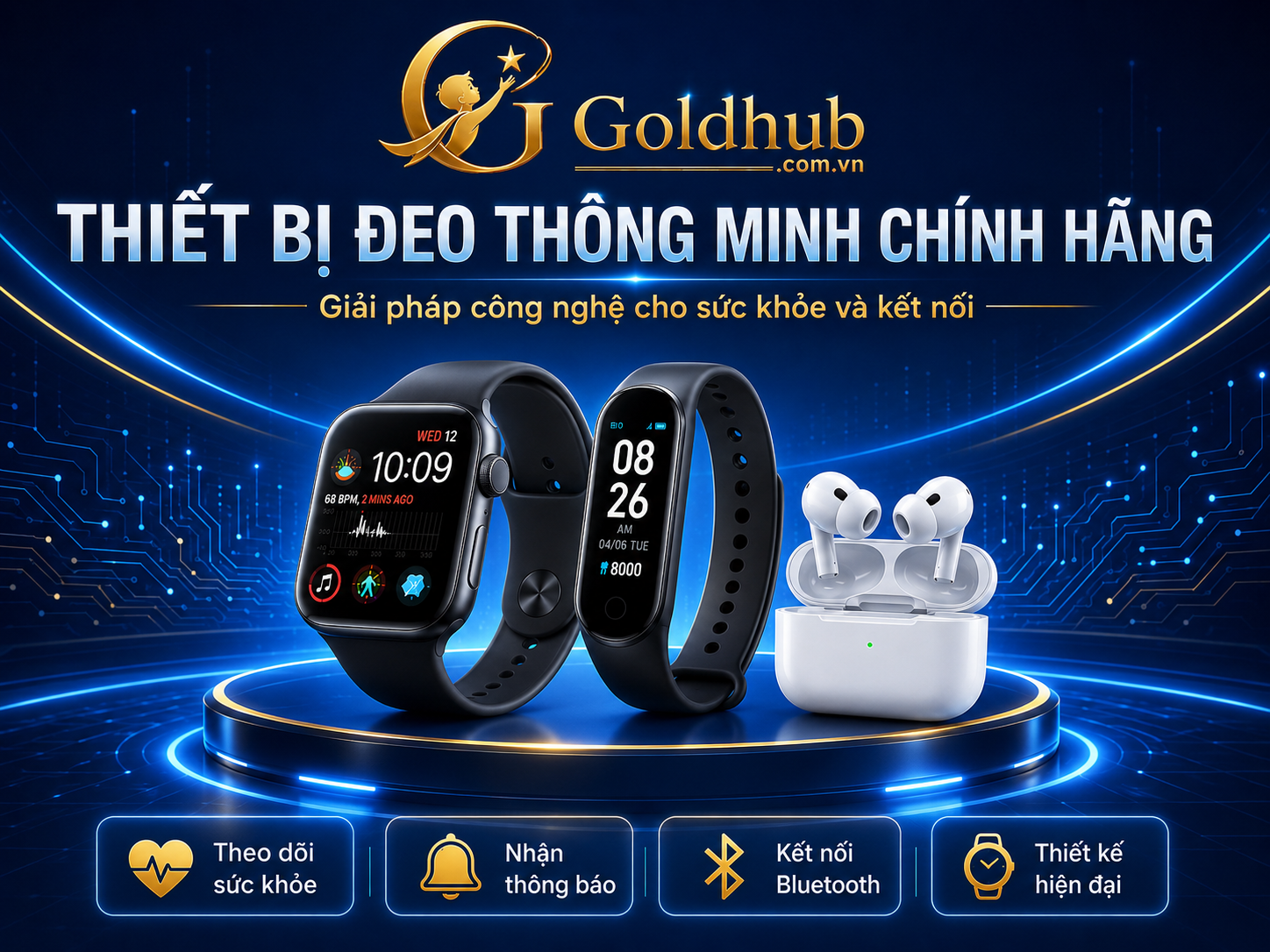 Thiết bị đeo thông minh chính hãng Thiết bị đeo thông minh chính hãng