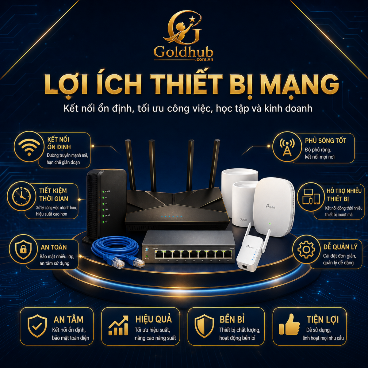 Lợi ích của thiết bị mạng