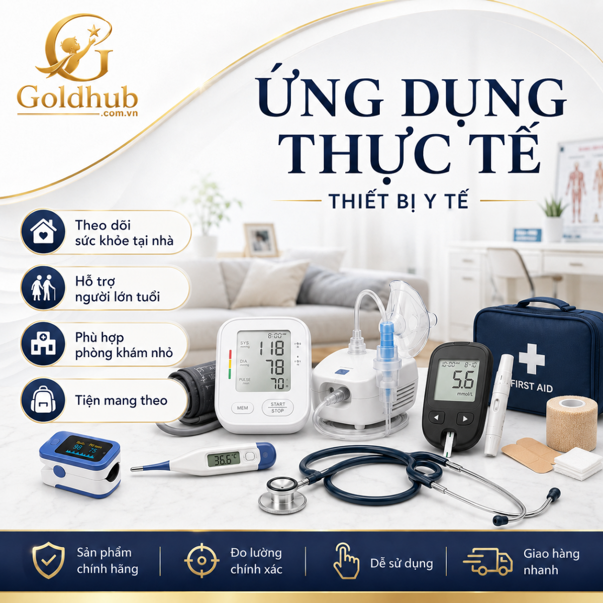 Ứng dụng thực tế của Thiết bị y tế