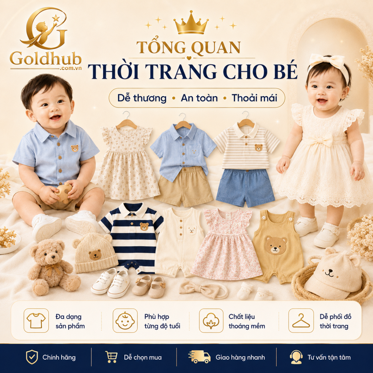Tổng quan của thời trang cho bé