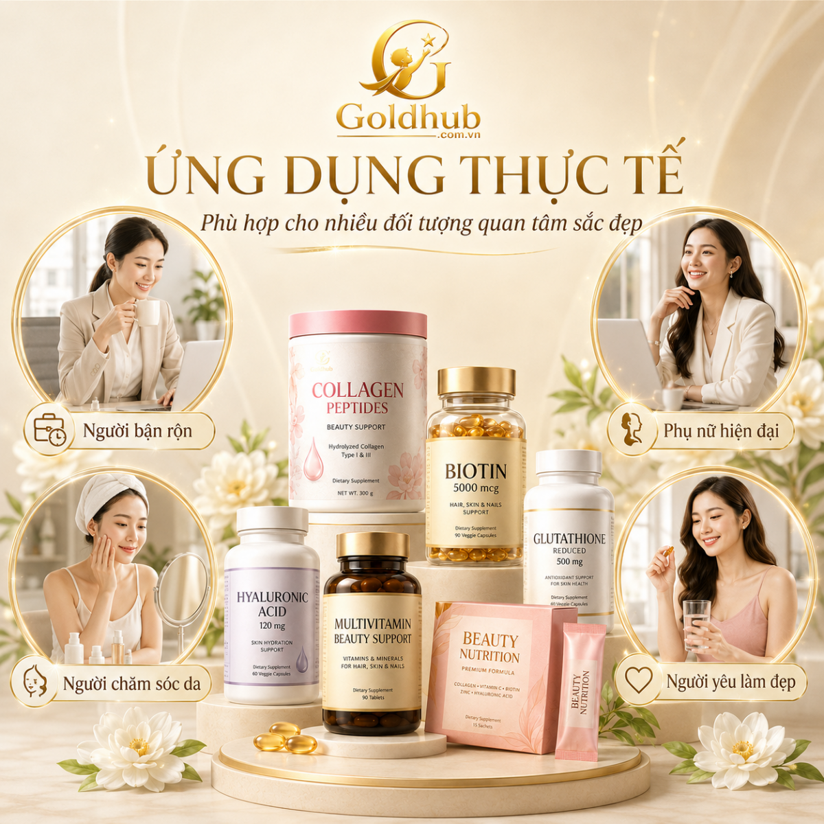 Ứng dụng thực tế của Thực Phẩm Cho Sắc Đẹp