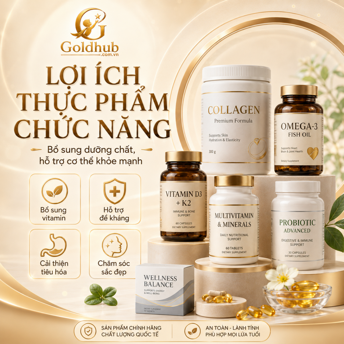 Lợi ích của thực phẩm chức năng