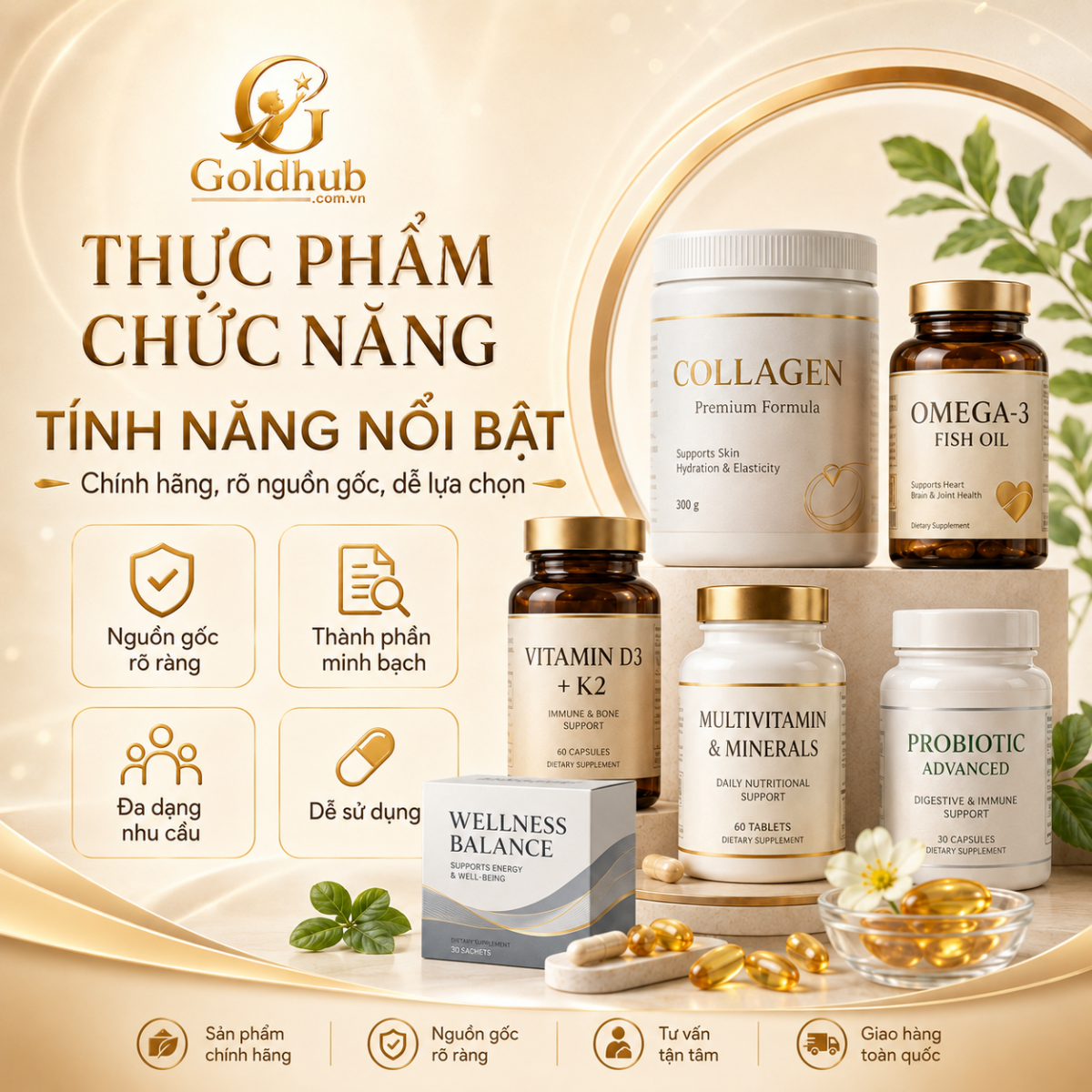 Tính năng nổi bật của thực phẩm chức năng