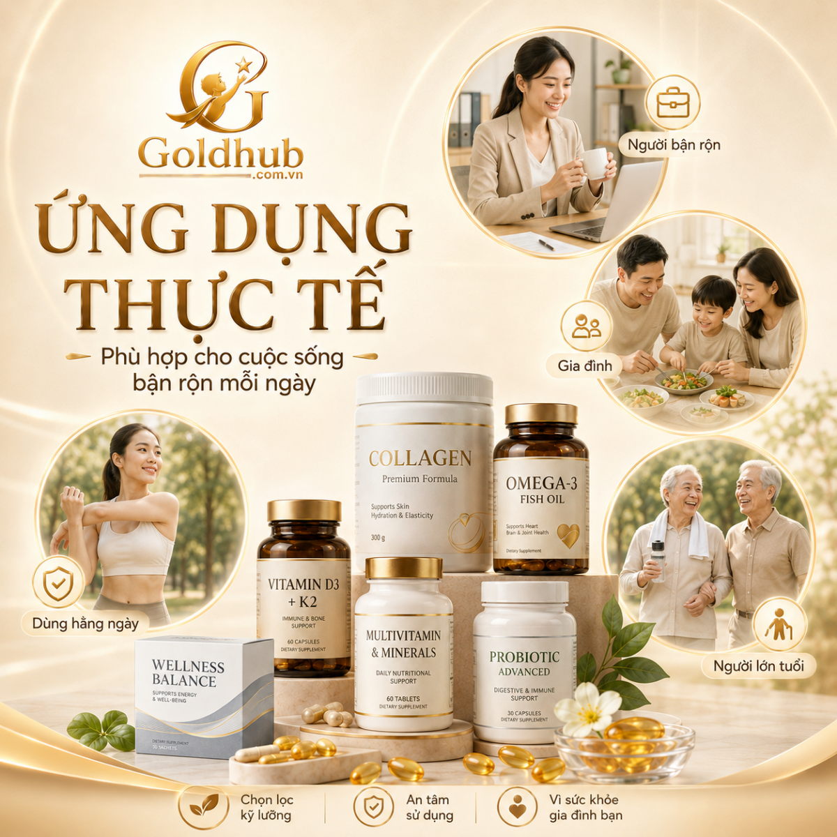 Ứng dụng thực tế của thực phẩm chức năng