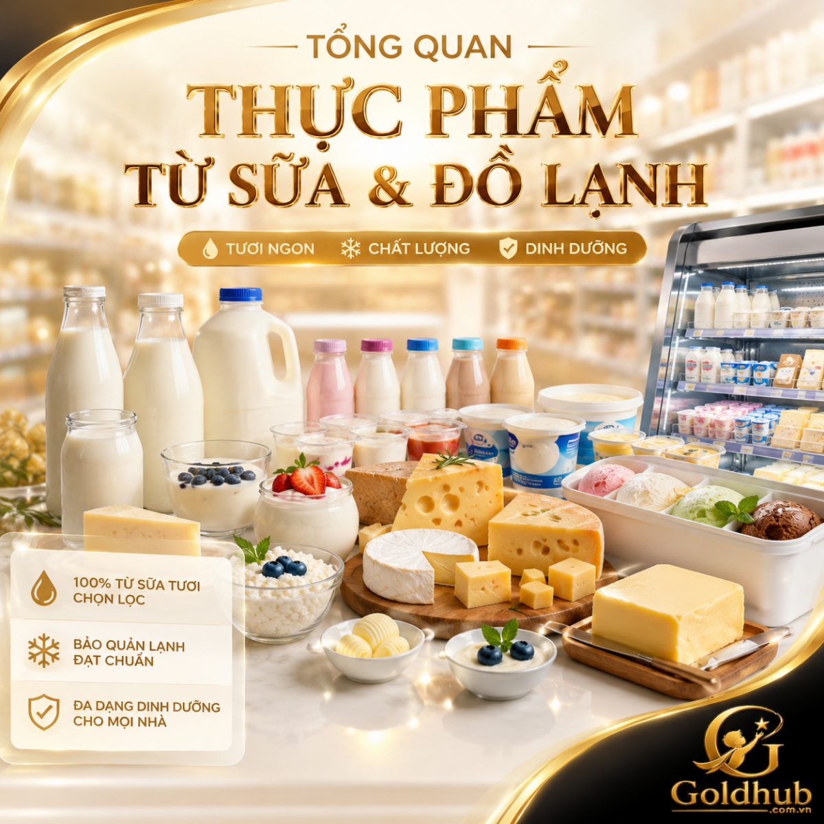 Tổng quan Thực Phẩm Từ Sữa & Đồ Lạnh Tổng quan Thực Phẩm Từ Sữa & Đồ Lạnh