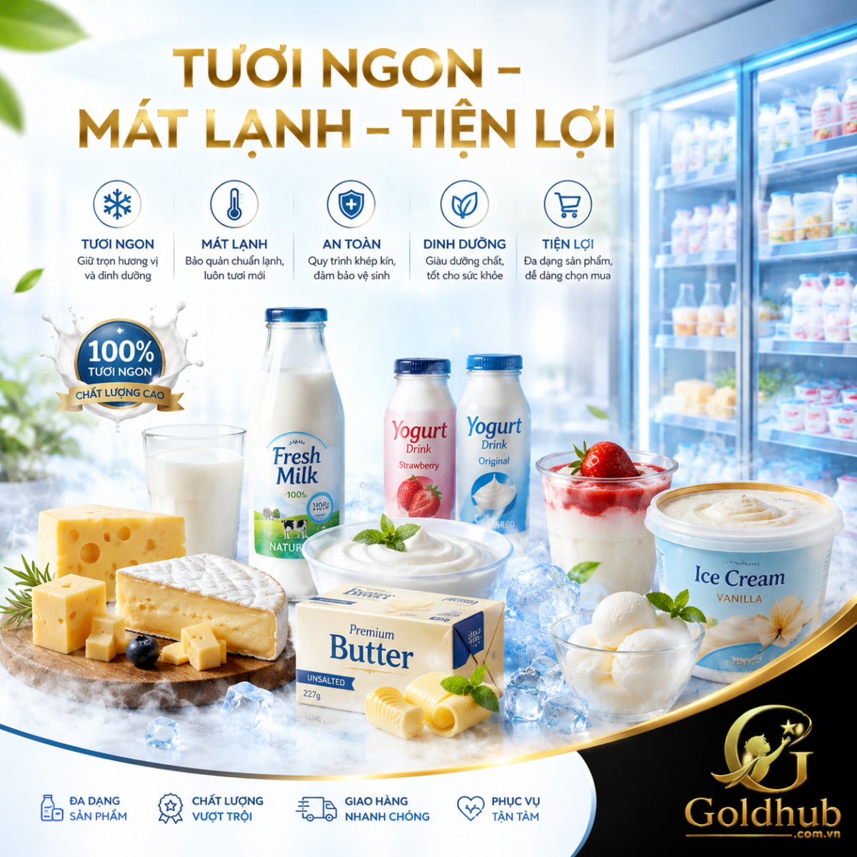 tươi ngon mát lạnh tiện lợi tươi ngon mát lạnh tiện lợi