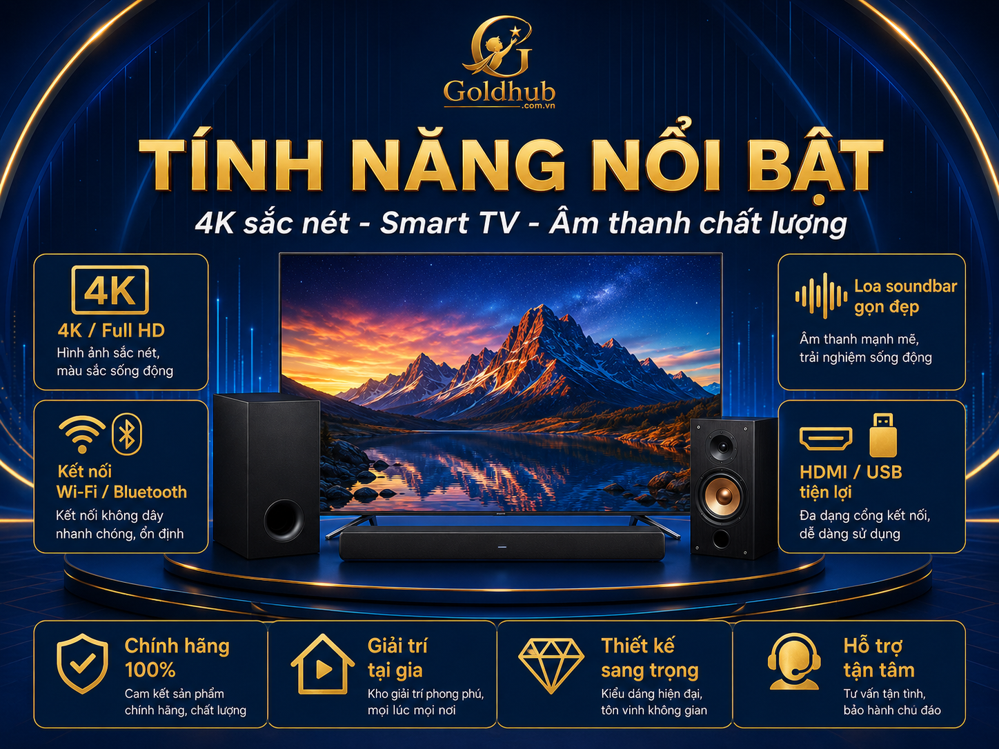 Tính năng nổi bật của tivi âm thanh Tính năng nổi bật của tivi âm thanh