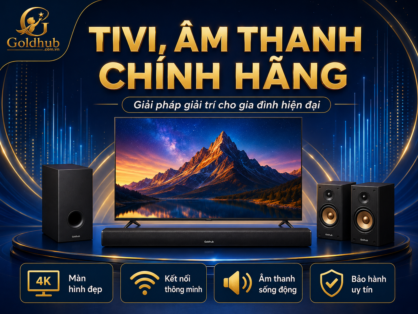 Tivi âm thanh chính hãng Tivi âm thanh chính hãng