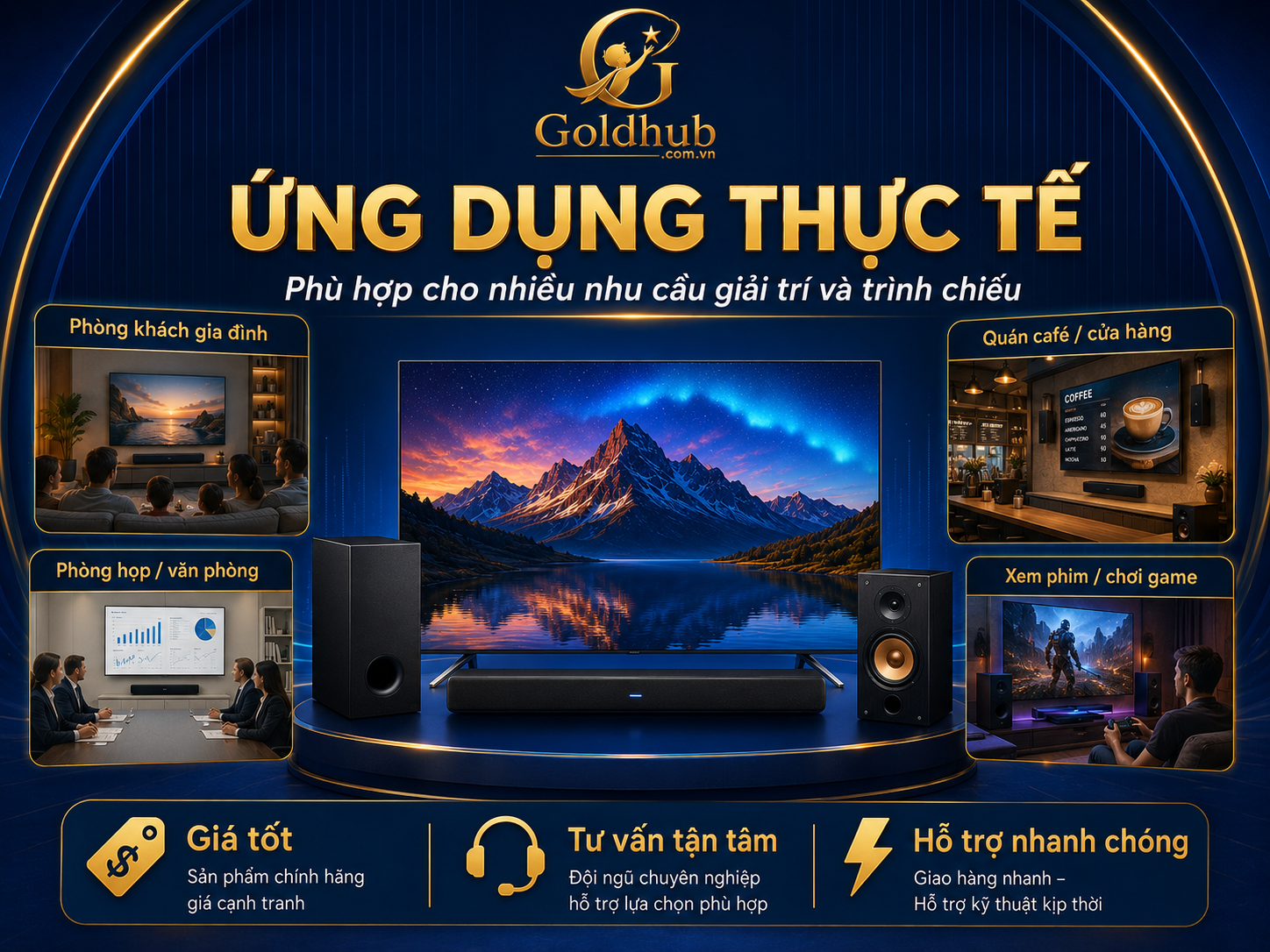 Ứng dụng thực tế cùa tivi âm thanh Ứng dụng thực tế cùa tivi âm thanh