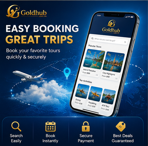 Convenient online booking system for tours travel experiences and vacation activities