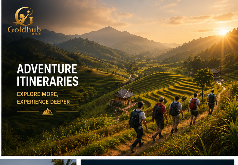 Vietnam adventure itinerary with trekking and mountain exploration