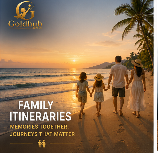 Family travel itinerary in Vietnam with beach vacations and family activities