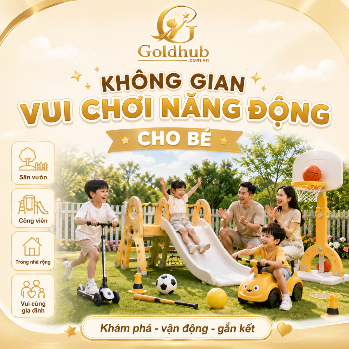 Không gian vui chơi cho bé Không gian vui chơi cho bé